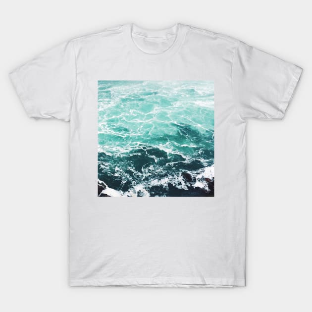 Blue Shades of the Ocean T-Shirt by AlexandraStr